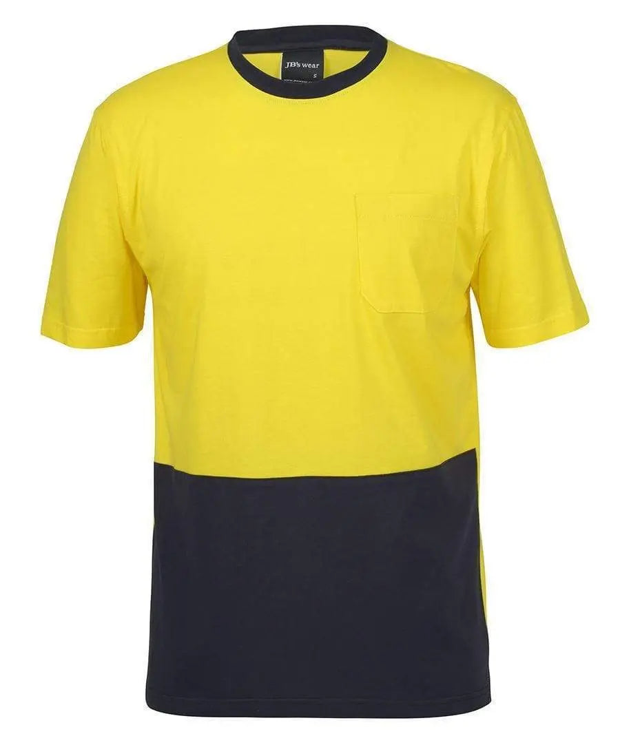 JB'S Hi-Vis Cotton T-Shirt 6HVTC Metro Workwear.